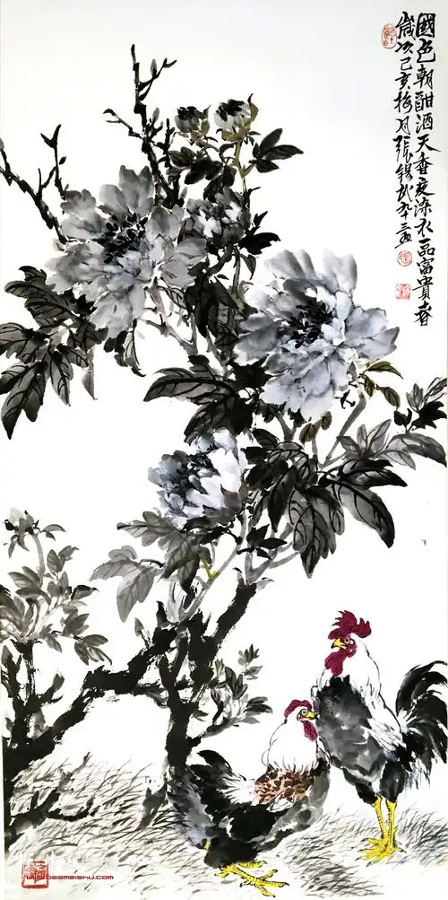 津门画坛耆宿张锡武先生荣获"庆祝中华人民共和国成立70周年"纪念章