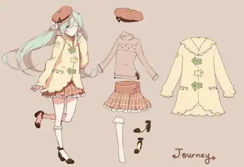 动漫服装设计图