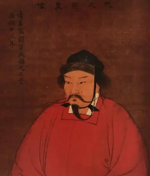 传统美术之元朝皇帝画像,元朝皇帝长得好看不好看?整理素材学习