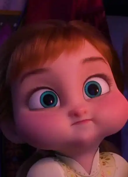 小时候的艾莎安娜,你们觉得谁更可爱