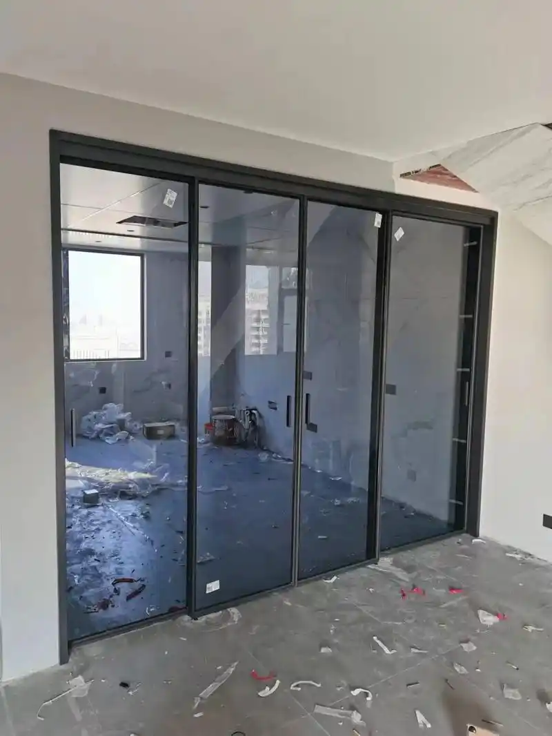 大平层 颐和府安装效果图景,#实景拍摄效果 #推拉门平开门 - 抖音