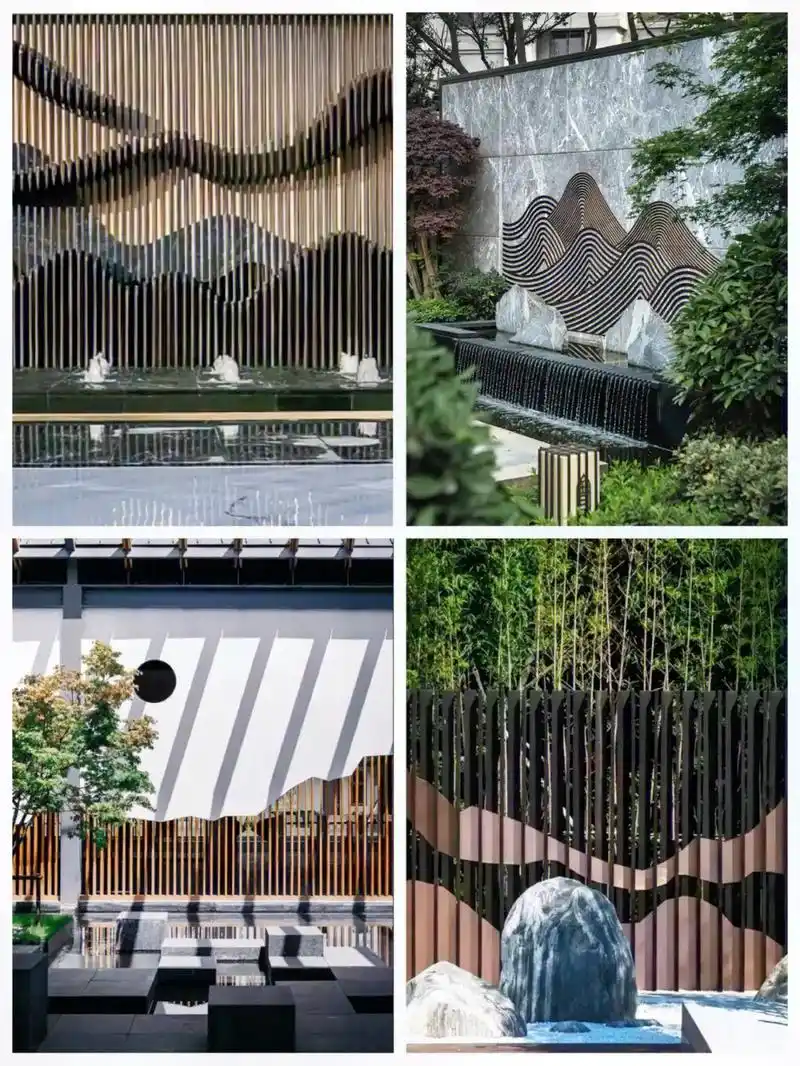 新中式景墙合集干货建议收藏