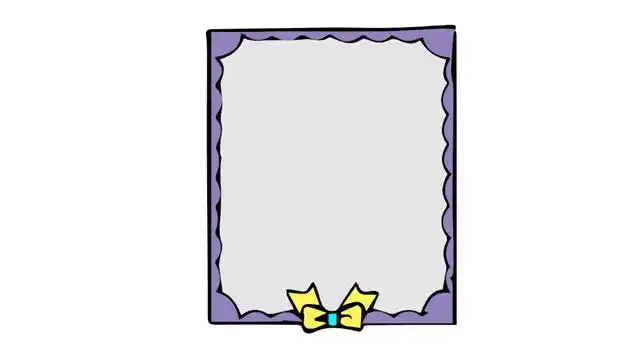 画框简笔画怎么画画框简笔画画法