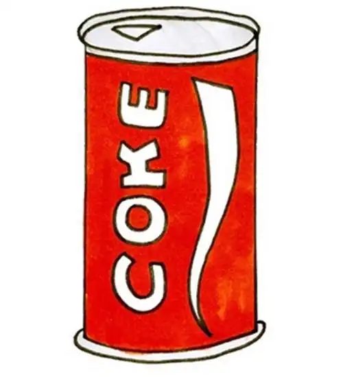 简笔画可乐画法步骤如下