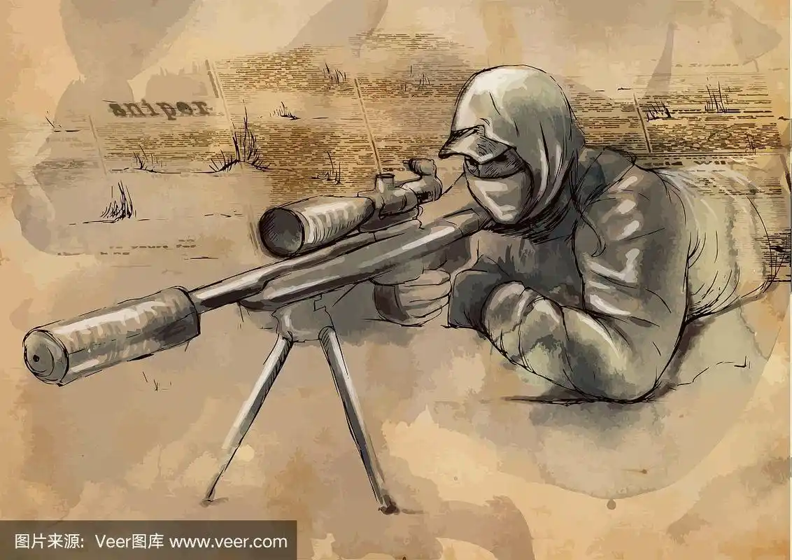 狙击手-手绘