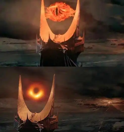 原创黑洞拟人化是索伦之眼还是龙王的工作其实黑洞是个可爱小男孩