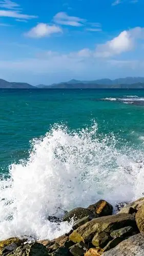 小清新迷人的大海景色