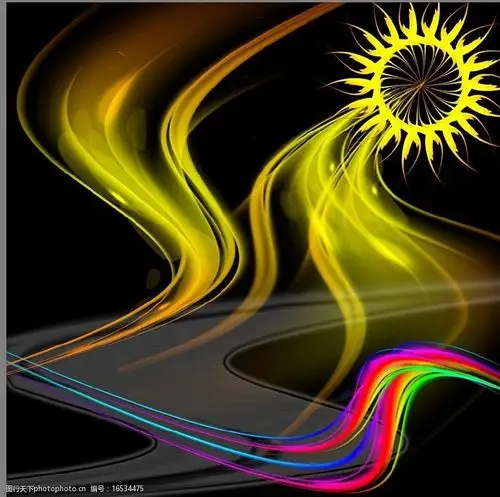 惟美线条炫彩动感线条图片