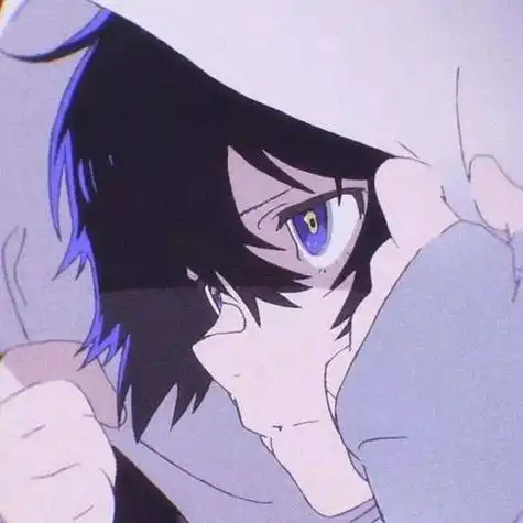 动漫男生头像伤感丧气