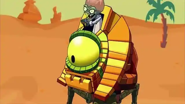 植物大战僵尸:沙漠中的顽强机甲僵尸博士