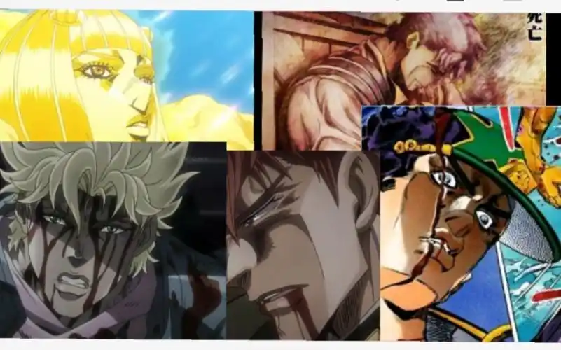 jojo人物死亡片段合集原声片段