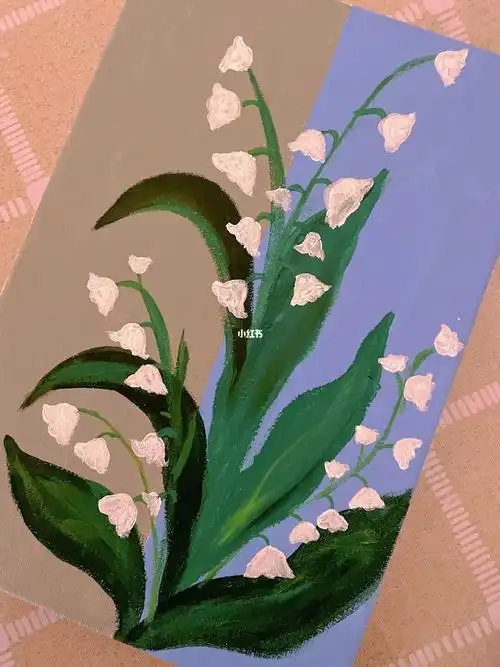 铃兰丙烯画