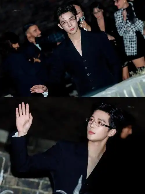 王安宇戴眼镜 有斯文败类内味儿了