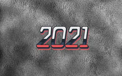 2021创意暗色系艺术字背景图