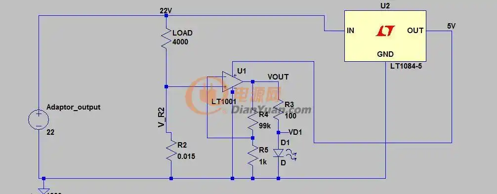 请教 笔记本充电器 led指示灯 电路