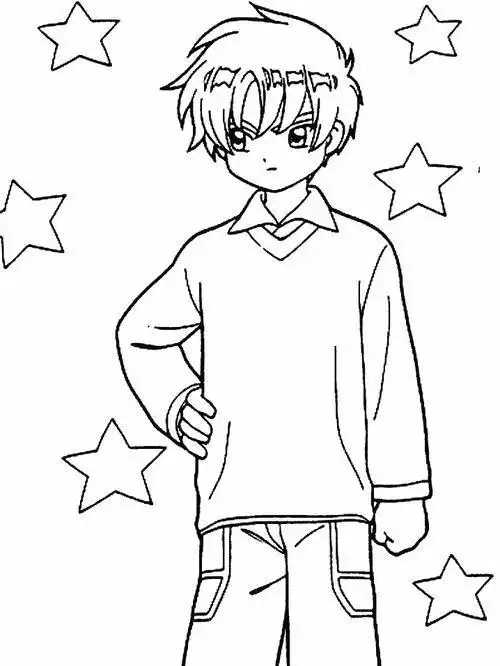 简笔画男生大全动漫可爱男孩头像简笔画微信搜索关注公众号"趣味表情