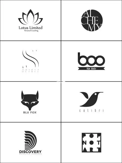 单色极简logo设计share简约大气