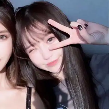 闺蜜头像原宿风两人