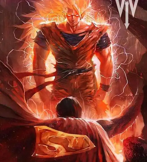 原创美漫超级英雄vs日漫主角超人被轻松碾压超级赛亚人近乎无敌