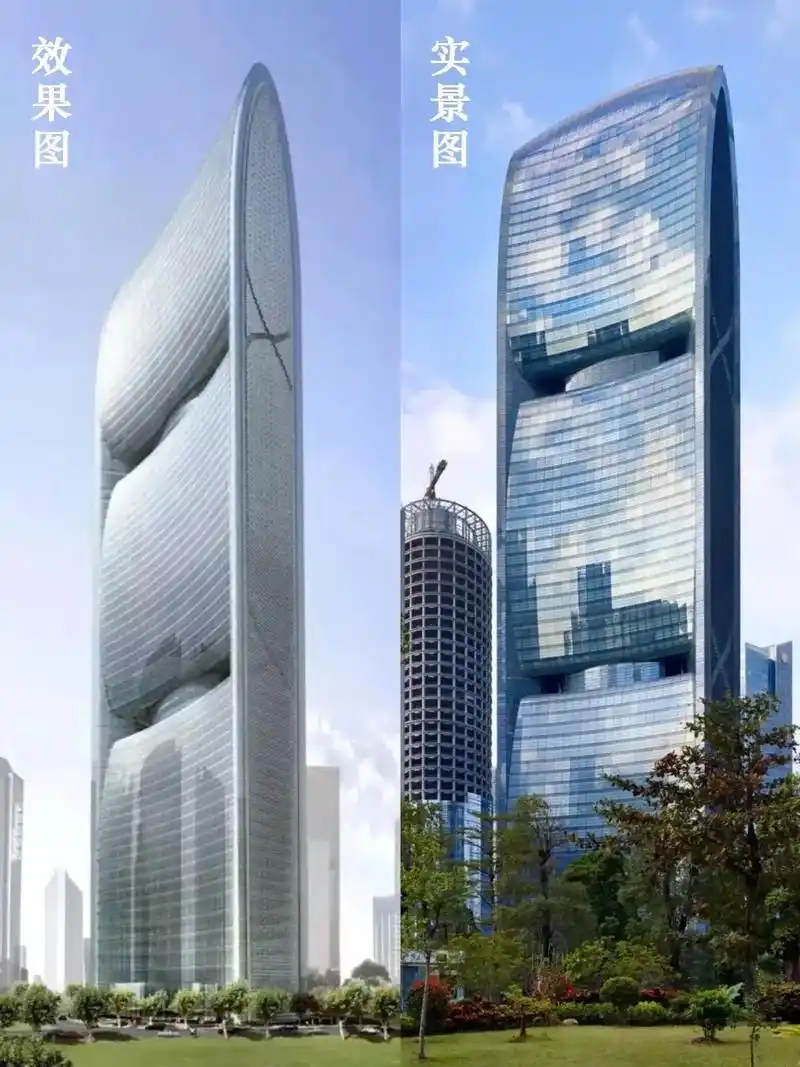 近日,广州珠江城大厦的实拍图突然席卷社交平台