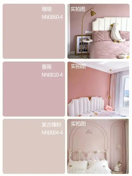 家里准备装修的朋友赶紧存起来啦珊瑚nn0860-4蔷薇nn0810-4复古橡粉nn