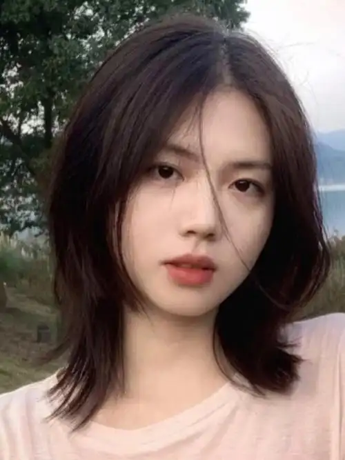 超级有层次感的锁骨发 短发 头发少的人也ok