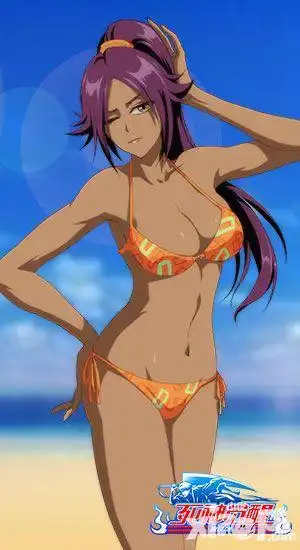 二次元维密秀 《死神觉醒》性感泳装喷血上镜