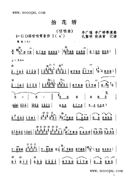 抬花轿民乐类唢呐