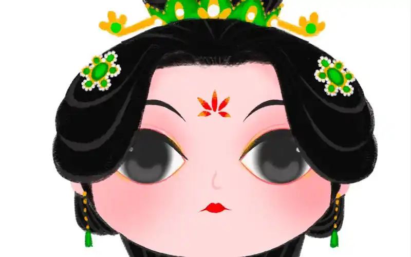 【procreate】q版古风小姐姐