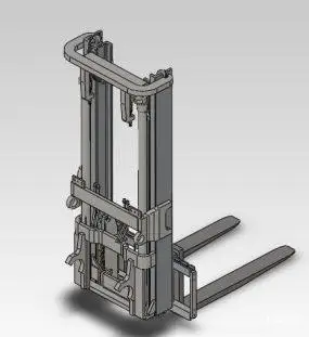 tcm3吨叉车二级标准门架图纸合集的封面图