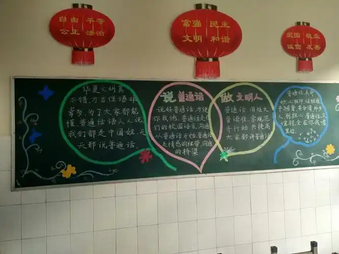 小学一年级期中黑板报小学一年级黑板报图片素材