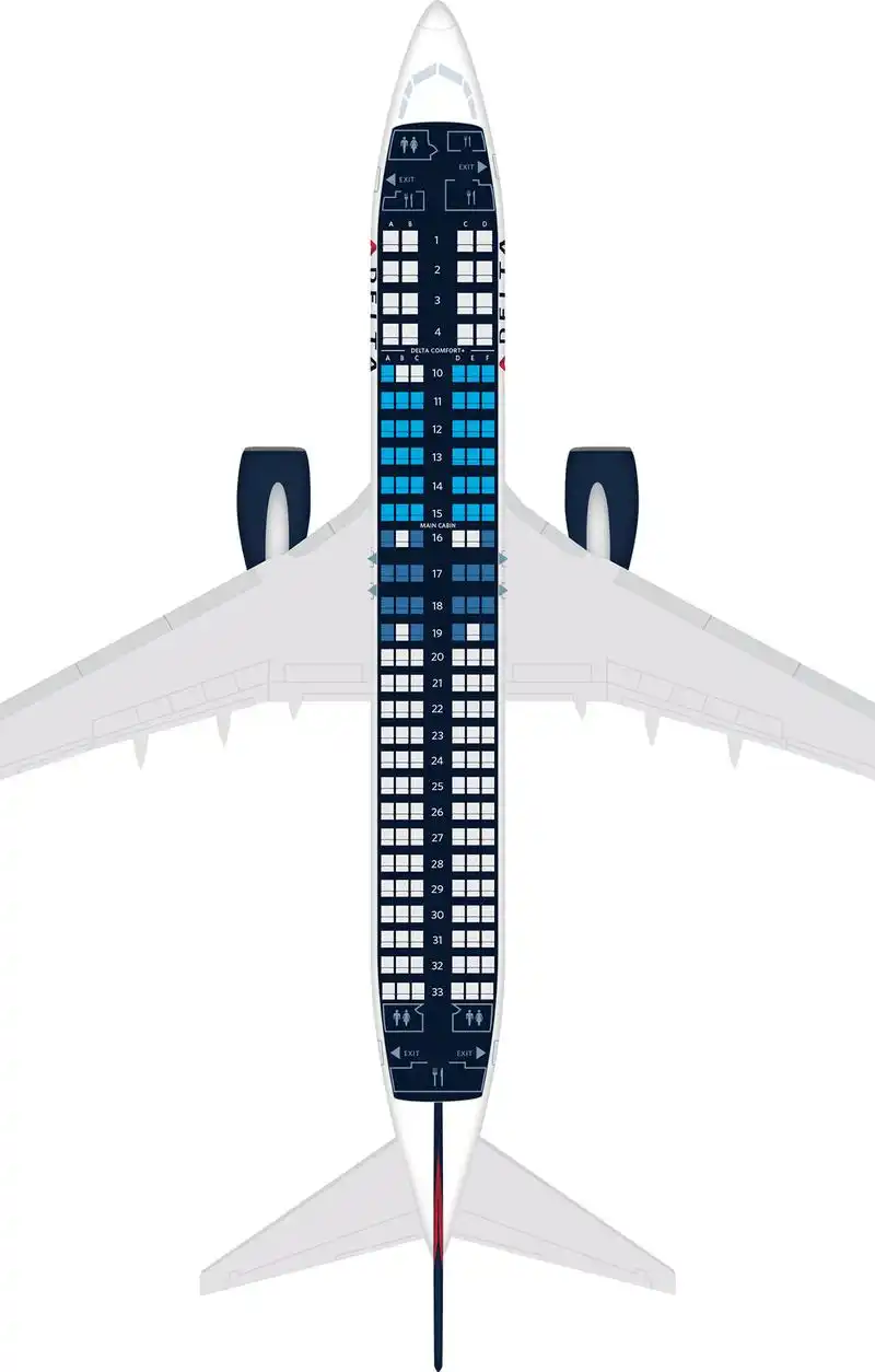 给你一张波音738座位图