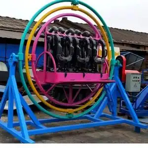 项目儿童翻滚太空环户外拓展游戏道具儿童小型过山车娃娃笑游乐设备