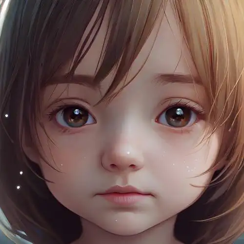 小孩的头像图片可爱 萌系 女孩