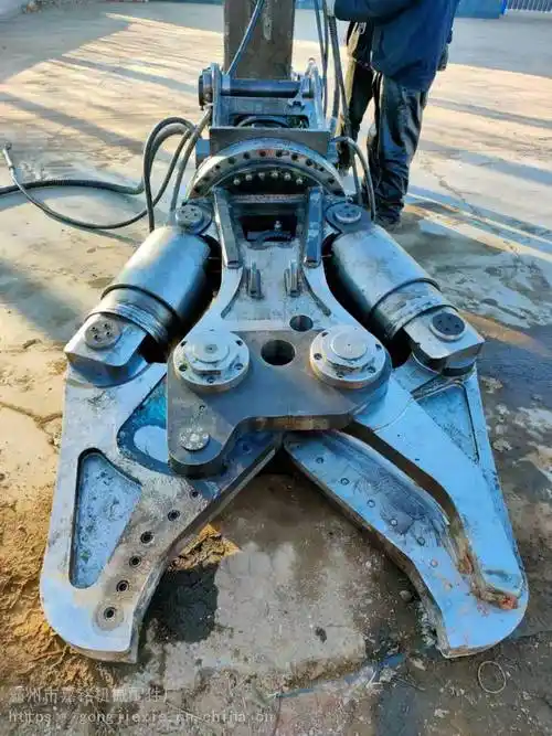 挖掘机液压剪嘉铭液压钳挖机液压钳双缸液压剪