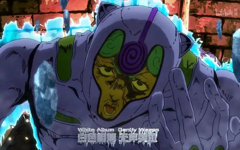 jojo当加丘在自己的bgm里使用无声哭泣时