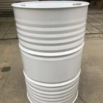 200l升全新大铁桶大盖桶化工油漆桶装饰桶汽油油桶 200升白色