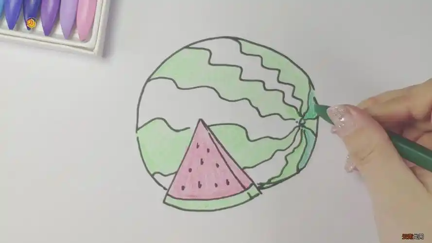 西瓜简笔画