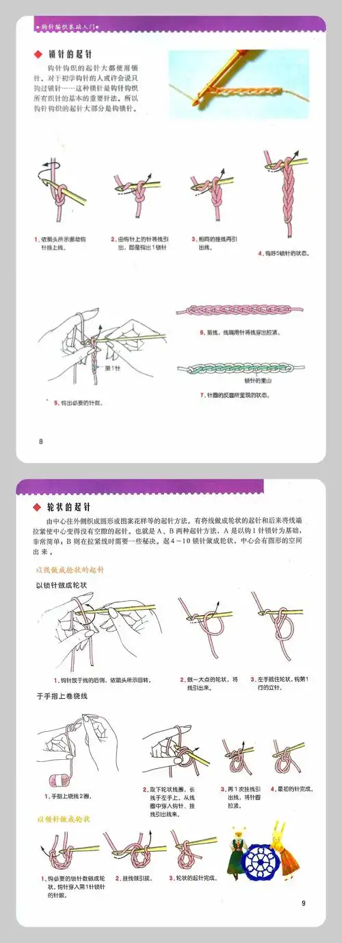 钩针的两种起针法