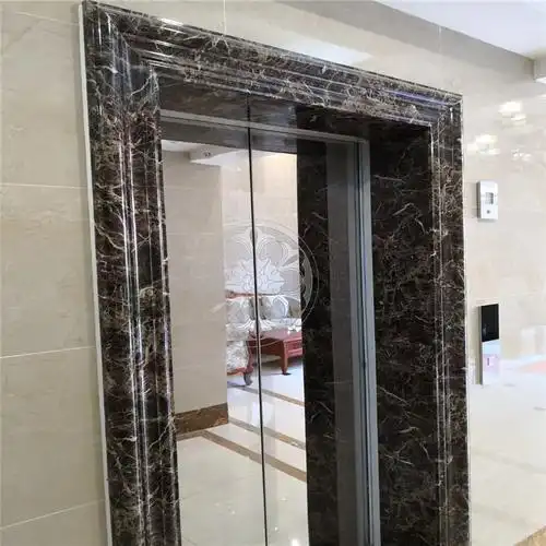 厂家定制大理石电梯门套全框大理石电梯门套各色系门套