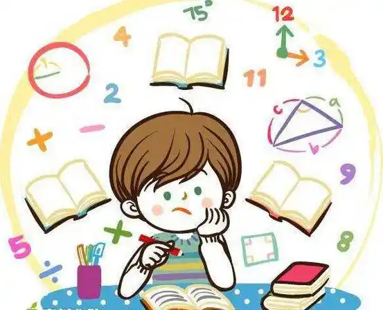 多动脑思考卡通勤于思考的小男孩,儿童人物简笔画作品赏析22种让你