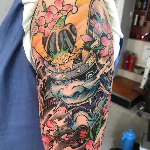 鬼武士_纹身吧社区 - 纹身大咖