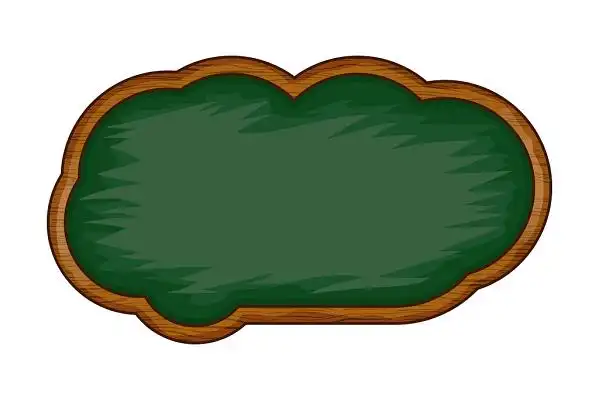 卡通黑板开学季素材