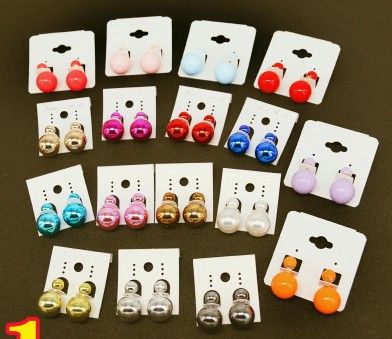 日韩版耳钉女甜美珍珠耳环防过敏简约耳饰气质耳坠韩国小饰品