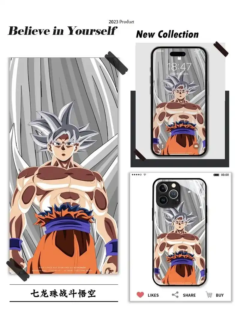 七龙珠战斗悟空.帅爆的潮牌肌肉男#手机壳 #3c好物推荐 # - 抖音