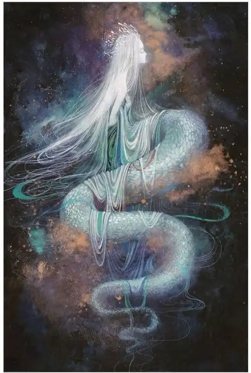 她笔下的妖魔手起笔落皆羽化成仙美到令人窒息