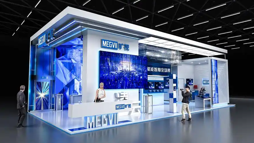 旷视展台|空间|展陈设计|灰碟_原创作品-站酷zcool