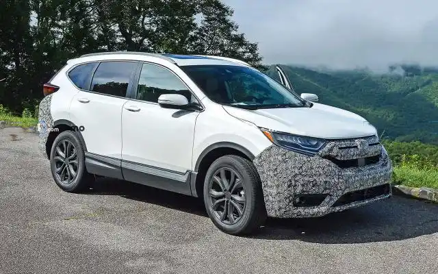 2020款本田cr-v改款谍照首次曝光,外观变化微小,尾部更饱满