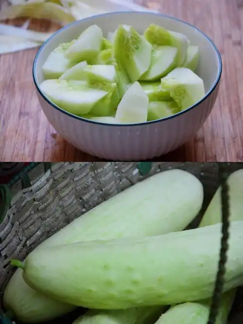 夏天来一份这样的爽口白黄瓜