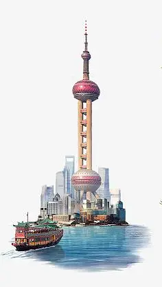 com采集yuan005采集到小素材精品上海东方明珠插画设计-众图网ztupic.